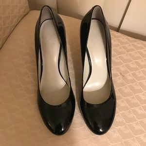 Nine West Black Patent Leather Heels